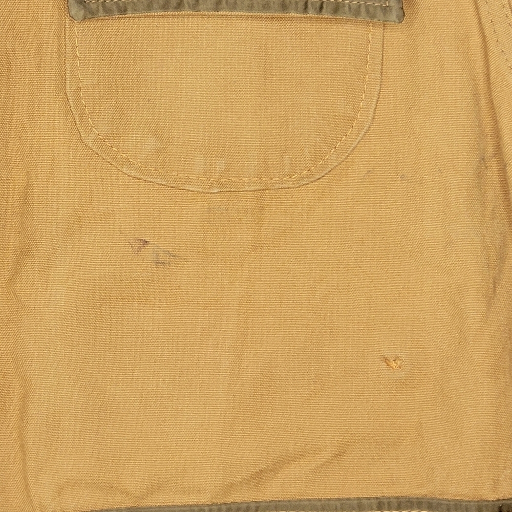Vintage 60s Mens Size Small Distressed Canvas Hunting Birding Jacket Brown USA - Picture 8 of 9